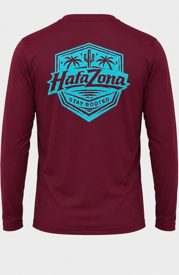 Long Sleeve Stay Rooted performance Tee